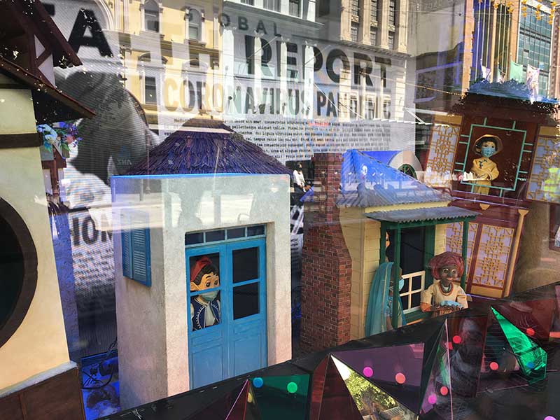 Myer Christmas Windows in Melbourne 2020