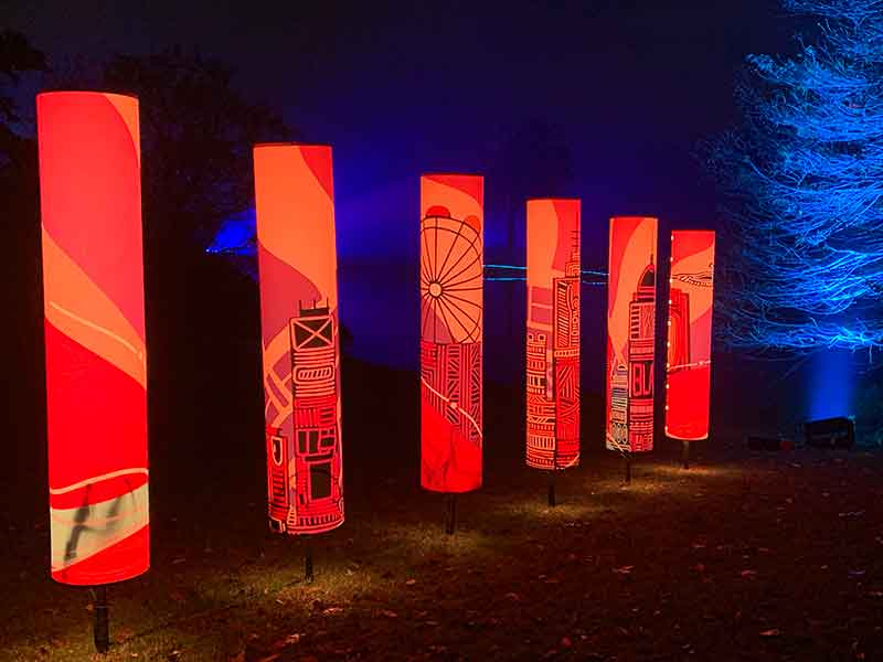 LIGHTSCAPE will return to the Royal Botanic Gardens in 2024