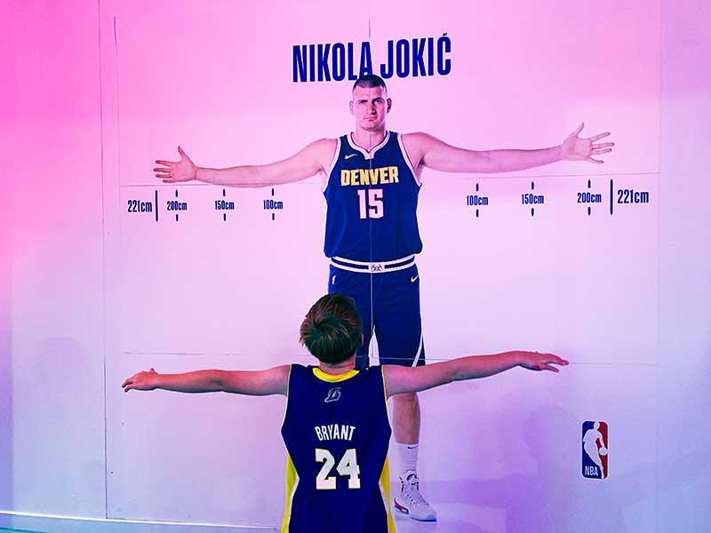 The NBA Exhibition – interactive fan experience in Melbourne