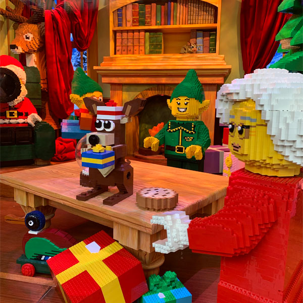 Myer Christmas Windows 2025 Celebrate LEGO Magic